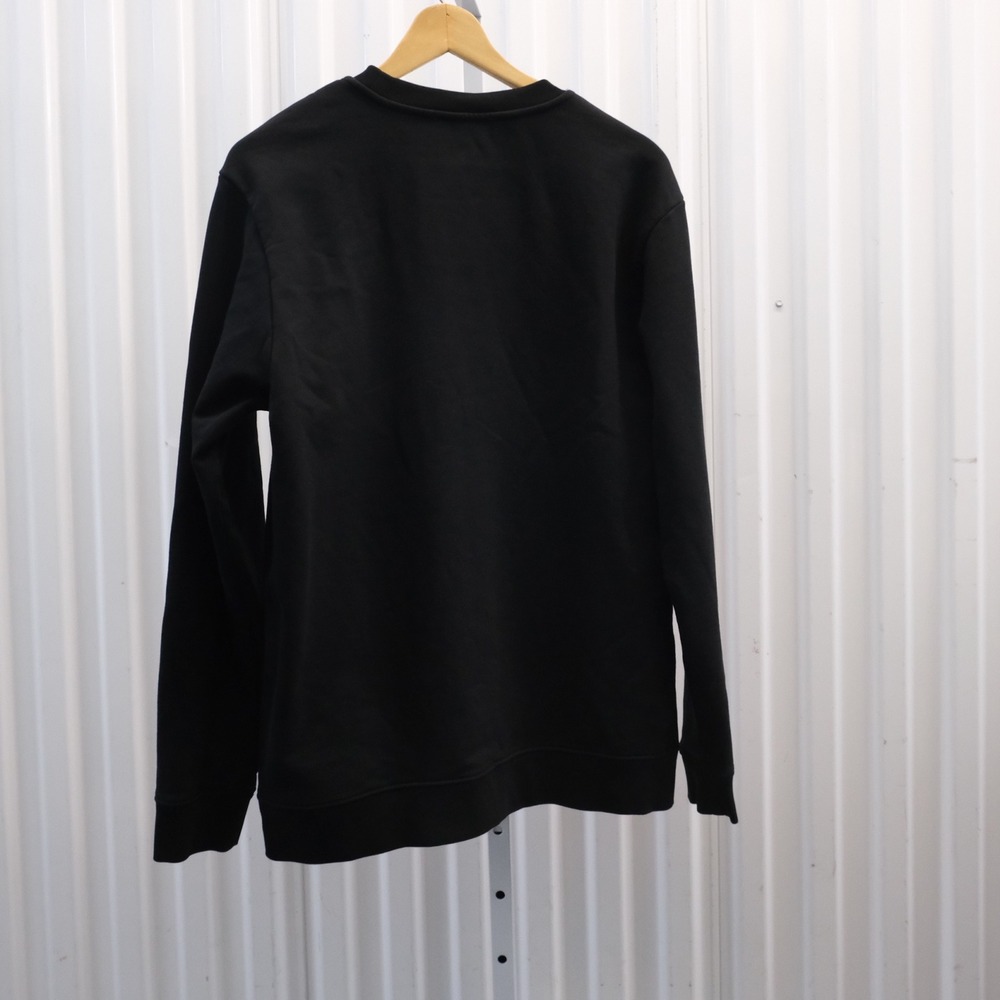 McQ Alexander McQueen Sweatshirt Men Size Large Black Monster Eye Graphic - Picture 2 of 9